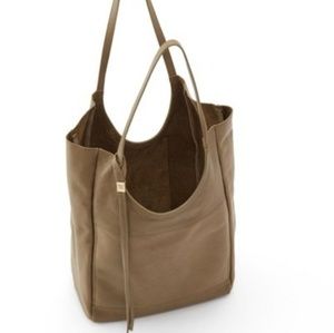 HOBO BRAND LARGE ALOE NATIVE LEATHER TOTE